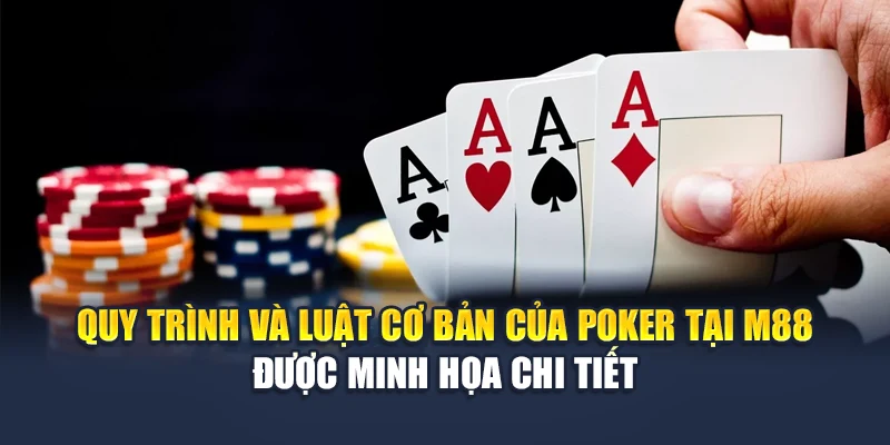 Poker Tại M88 – Trải Nghiệm Đỉnh Cao Với Thử Thách Hấp Dẫn 2 Quy trình và luật cơ bản của poker tại M88 được minh họa chi tiết